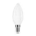 Modee LED Izzó Filament Milky Gyertya C35 4W E14 360° 4000K (470 lumen) ERP