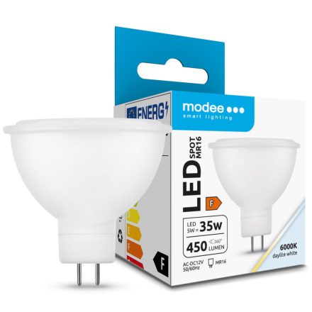 Modee Lighting LED Izzó Spot 5W MR16 12V 100° 6000K (450 lumen) ERP