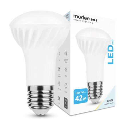 Modee Lighting LED Izzó Spot R63 7W E27 110° 6000K (500 lumen)