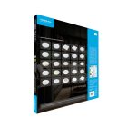 Modee Mennyezeti LED TS022-BS Négyzet 22W 4000K 420x420x28mm (3000 lumen) ERP