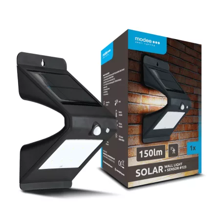 Modee Lighting LED Szolár Napelemes Reflektor WS123 + sensor (150 lumen)