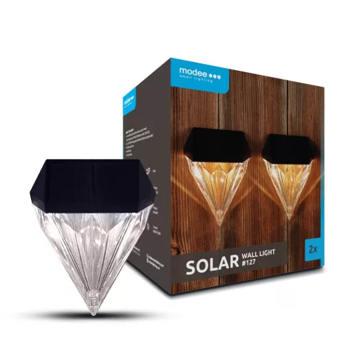   Modee Lighting LED Szolár Napelemes Fali Lámpa WS127 (2db/doboz)