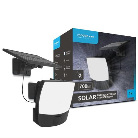 Modee Lighting LED Szolár Napelemes Reflektor WS140 + sensor (700 lumen)