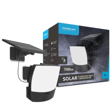 Modee Lighting LED Szolár Napelemes Reflektor WS140 + sensor (700 lumen)