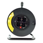 Technik Professional Kábeldob 4-er 25m 1,5mm2 (fekete) 16A