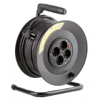 Technik Professional Kábeldob 4-er 50m 1,5mm2 (fekete) 16A