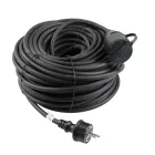 Technik Industrial Hosszabbító 1 utas 30m kábellel 3x2,5mm2 H07RN-F (IP44) 16A