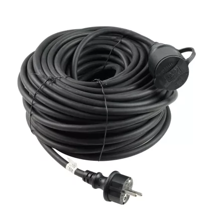 Technik Industrial Hosszabbító 1 utas 30m kábellel 3x2,5mm2 H07RN-F (IP44) 16A