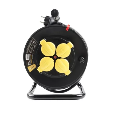 Technik Industrial Kábeldob 4-er 25m 1,5mm2 H07RN-F (IP44) 16A