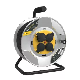   Technik Industrial Kábeldob 4-er 50m 1,5mm2 H07RN-F (IP44) 16A Fémház