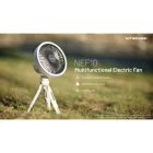 Nitecore NEF10 Elektromos Ventilátor (10000mAh akkumulátoros) Szürke