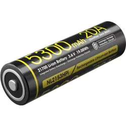   Nitecore Kellék Akkumulátor 21700 NL2153HPi 5300mAh 3,6V B1