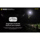 Nitecore Fejlámpa NU33 (Beépített Akkumulátor) HP LED (700 lumen)