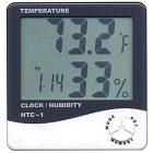 Digitális időjárás állomás hőmérő hőmérséklet páratartalom mérő asztali óra