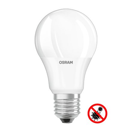 LED izzó E27 A60 8.5W = 60W 806lm 4000K Semleges 200° OSRAM ANTIBAKTERIALIS