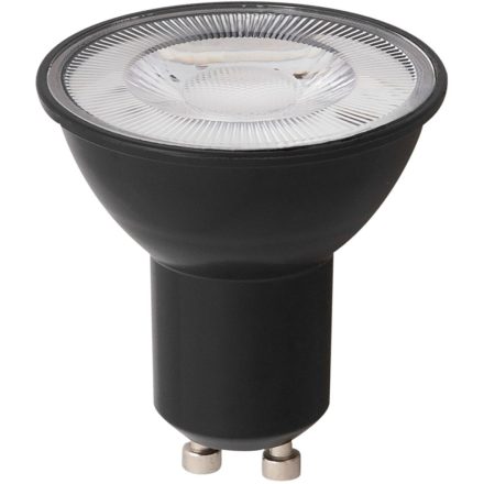 GU10 LED izzó fekete 4.5W = 50W 350lm 6500K hideg 36° OSRAM érték