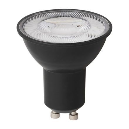 GU10 LED izzó fekete 4.5W = 35W 350lm 4000K semleges 120° OSRAM érték