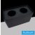 UNIVERSO Spot lámpatest IP20 Fekete 2xGU10