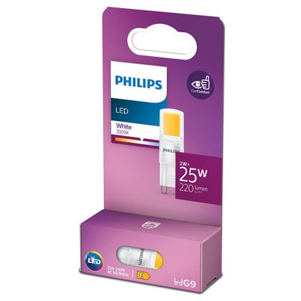 G9 LED izzó KAPSZULA 2W = 25W 220lm 3000K Meleg PHILIPS