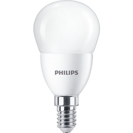 LED golyós izzó E14 P48 7W = 60W 806lm 4000K semleges PHILIPS