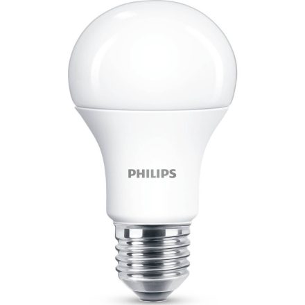 E27 A60 LED izzó 10W = 75W 1055lm 4000K semleges PHILIPS