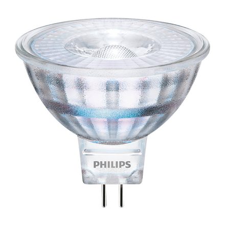 LED izzó GU5.3 MR16 4.4W = 35W 390lm 4000K Semleges 36° 12V PHILIPS