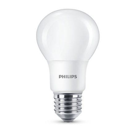 E27 A60 LED izzó 7,5W = 60W 806lm 4000K semleges PHILIPS