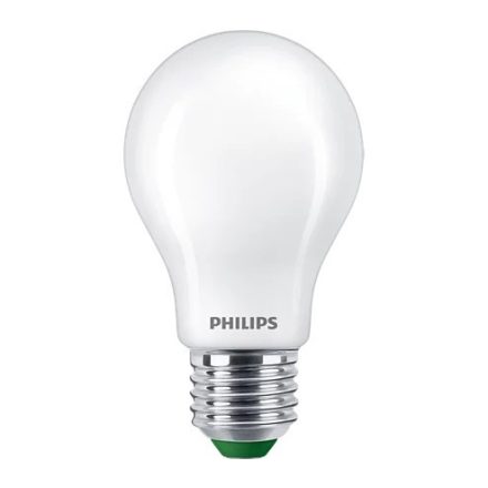 E27 A60 LED izzó 2,3 W = 40 W 485 lm 4000K Semleges Izzószál Tejszerű PHILIPS Ultra Hatékony