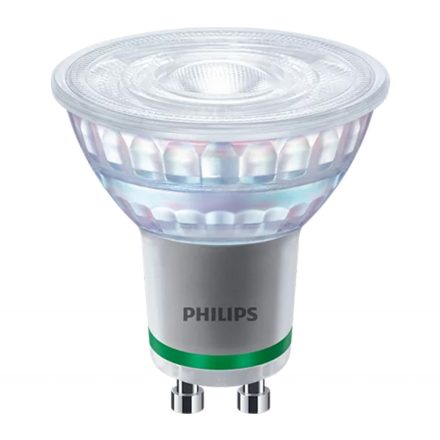 LED halogén izzó GU10 PAR16 2.1W = 50W 400lm 3000K meleg 36°-os PHILIPS rendkívül hatékony spotlámpa