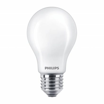 E27 A60 LED izzó 3,4 W = 40 W 470 lm 2700 meleg izzószál tejes PHILIPS szabályozható