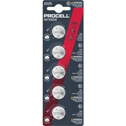 Duracell PROCELL Intense Gombelem Lithium CR2025 (3V) B5