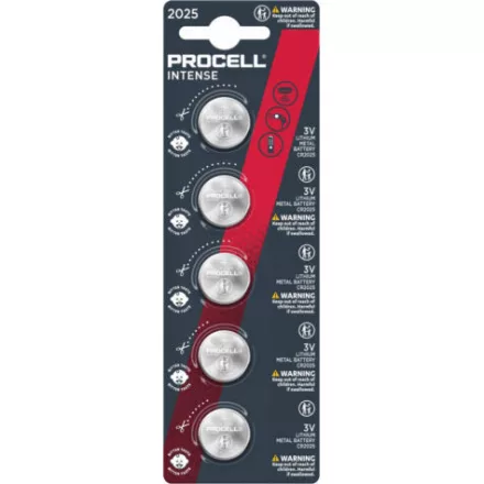 Duracell PROCELL Intense Gombelem Lithium CR2025 (3V) B5