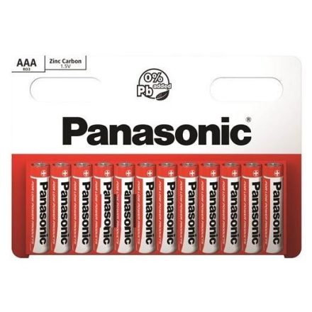 Panasonic Zinc Féltartós Mikro Elem AAA (R03RZ/10BP) B12