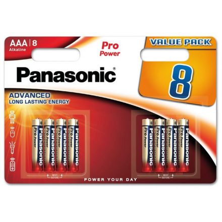 Panasonic Pro Power  Alkáli Mikro Elem AAA (LR3) BL/8