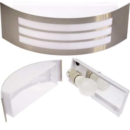 LED kerti mennyezeti lámpa E27 Sitom GOLDLUX (Polux) ezüst acél Inox