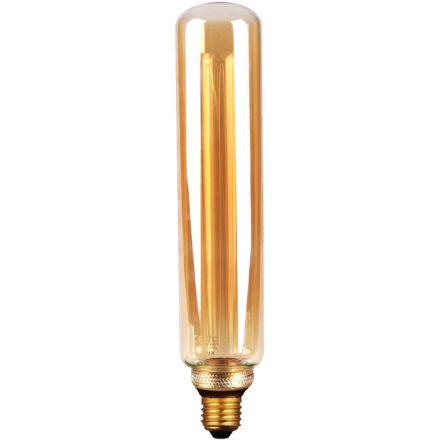 Dekoratív LED izzó E27 T60 4W 180lm 1800K Meleg 320° DecoVintage Amber Pillar GOLDLUX (Polux)