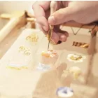 Hímzőtű cserélhető fejjel