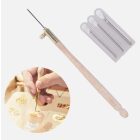 Hímzőtű cserélhető fejjel