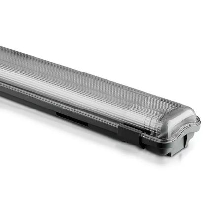 V-TAC armatúra 2 db LED fénycsővel 120cm 36W IP65 természetes fehér