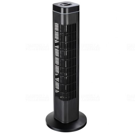 Oszlopventilátor 50W, 220-240V, 73,5cm magas, időzítővel, 3 fokozatú, oszcilláló funkció, 1,6m vezetékkel, Stilo STI1828