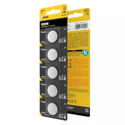 Technik Platinum Gombelem Lithium CR2016 (3V) B5