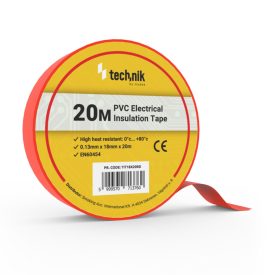 Technik - Szigetelőszalag 0,13mm x 18mm x 20m Piros
