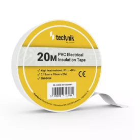 Technik - Szigetelőszalag 0,13mm x 18mm x 20m Fehér