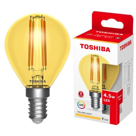 LED izzó E14 G45 4,5W meleg izzószál TOSHIBA