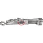 Csillag-villáskulcs klt. 8 db ( 6, 8, 10, 12, 13, 14, 17, 19 mm)