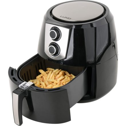 LUND Airfryer olaj nélküli, forró levegős fritőz 5,2 l 1800W