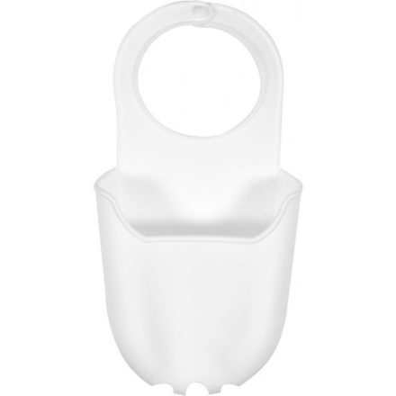 Szilikonos mosogatószivacstartó fehér