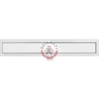 Zuhanykifolyó 90cm fehér üveg