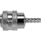 Gyorscsatlakozó tömlővéges 6mm 1/4"
