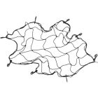 Poggyászháló 90x90 cm